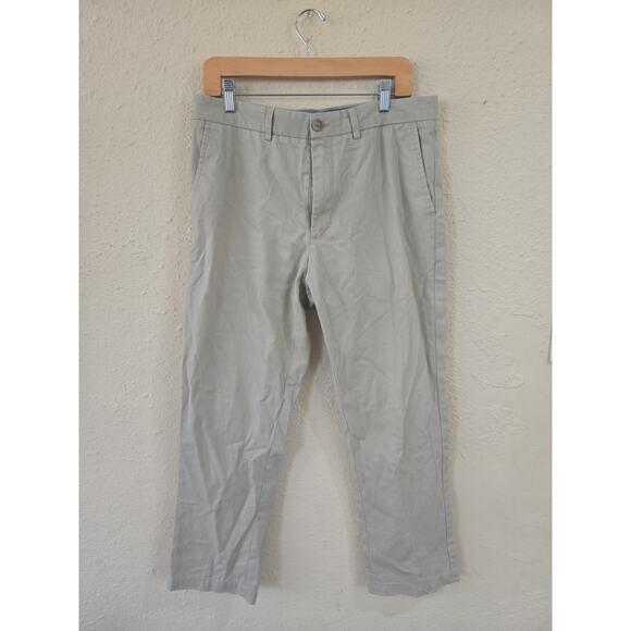 Banana Republic Aiden Chinos Men’s Straight Fit 34x30 Beige - Picture 1 of 11